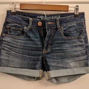 American Eagle Midi Super Super Stretch Jean Short
